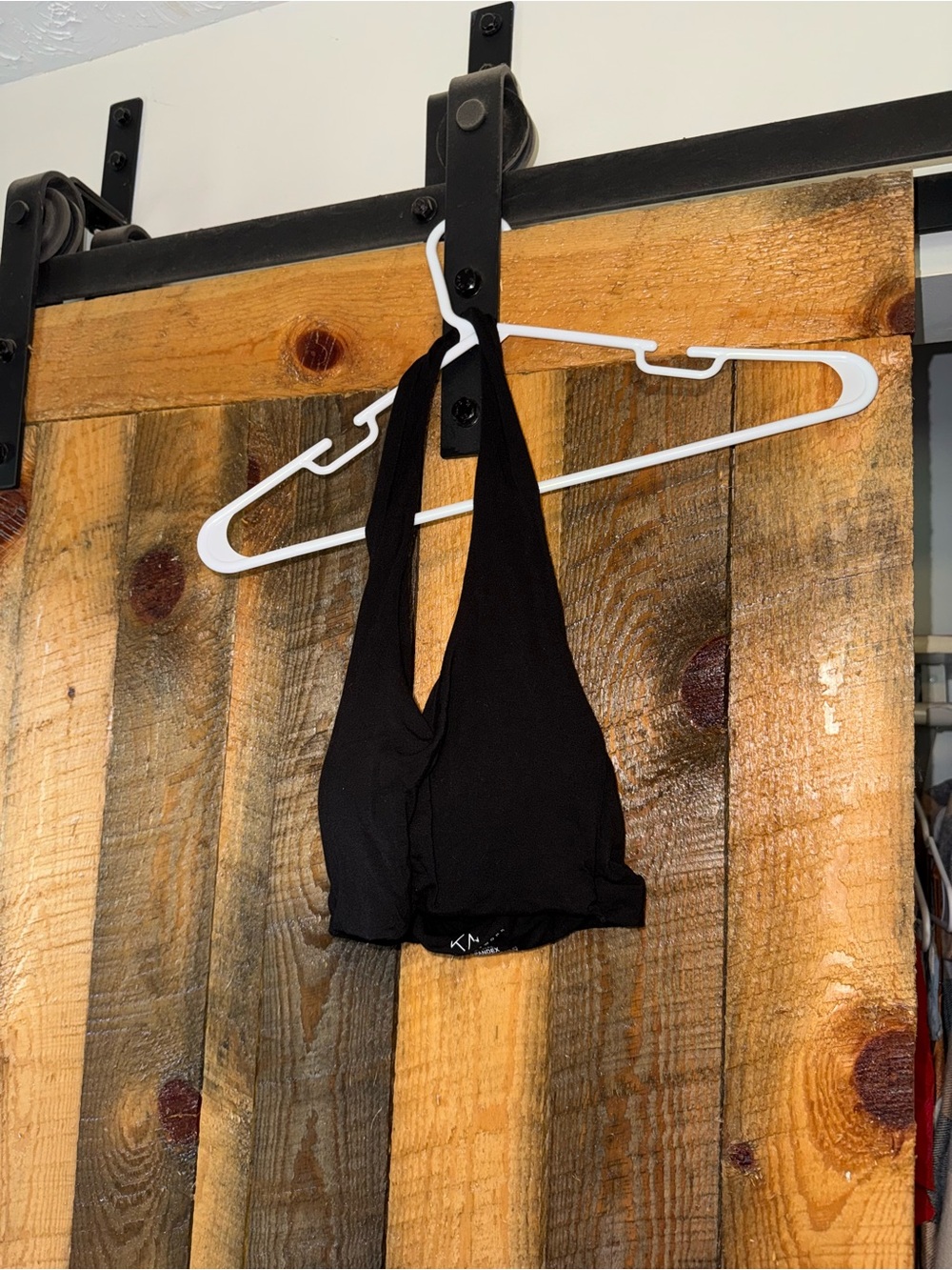 Klassy Network Black Halter Crop